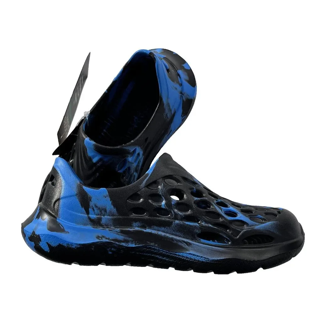Rugged Shark Blue Black Slip-On Water Sneaker Big Boys‎ Size 1 Vacation Travel